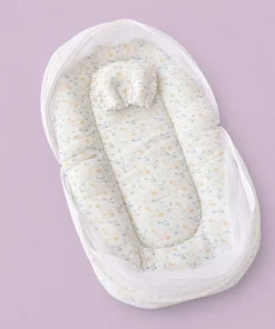 Crinkled Muslin Foldable Bedding Set - Floral - BS1