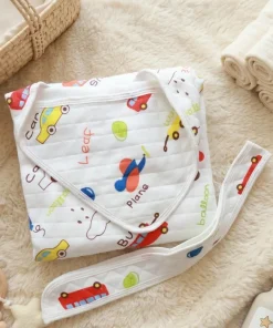 Soft Cotton Hooded Blanket - Bus and Car - BL1
