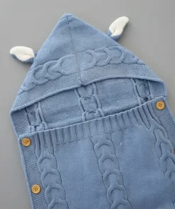 Alternative view of Premium Baby Sleeping Bag - Blue - SBG