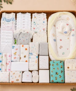 Assorted Hospital Set /New Born Muslin kit ( Pack Of 57) - HK1