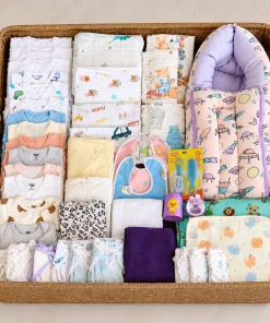 Newborn Essential Hospital Kit (52-Piece Premium Bundle) - HK1 - Mix/Assorted Designs