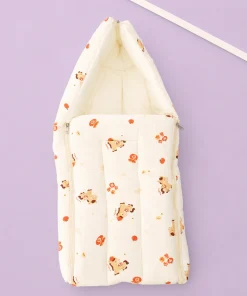 Crinkled Muslin Cotton Kangaroo Wrapper - (65x43cm) - Small Unicorn - KW1 - Image 2