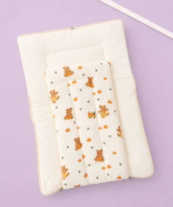 Crinkled Muslin Cotton Kangaroo Wrapper - (65x43cm) - Brown Teddy - KW1 - Image 3