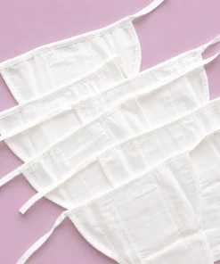 Assorted 5 Layer Muslin Padded Nappy - Pack of 6 - NP01 - Image 2