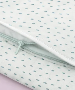 Alternative view of Muslin Sleeping Bag - Light Green with Green Dot - SBG