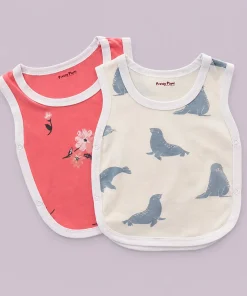 Side Button Jhabla Sleeveless - Set Of 2 - Flower and Seal - JH1