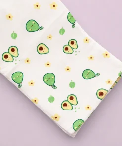 Single-Layer Muslin Swaddle (Set of 5) 100x100cm - Beer Head - Avocado - Honey Bee - Under the Sea - Woo Hoo - SW1 - Image 5
