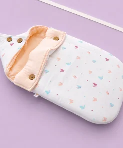 Muslin Cotton Kangaroo Wrapper (70x40cm) - Butterflies - KW1