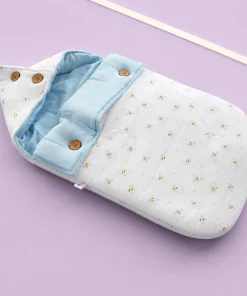 Muslin Cotton Kangaroo Wrapper (70x40cm) - Honey Bee  - KW1