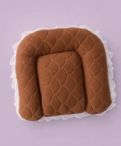 Premium Baby Nest Bed - Dark Brown and White - BS1 - Image 4