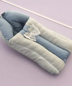 Premium Baby Carry Nest and Wrapper (62x30cm) - Black Points - KW1