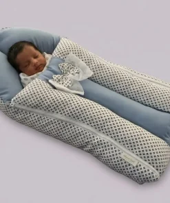 Premium Baby Carry Nest and Wrapper (62x30cm) - Black Points - KW1 - Image 2