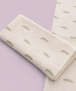 Single-Layer Muslin Swaddle (Single Piece) 100x100cm - Crocodile - SW1
