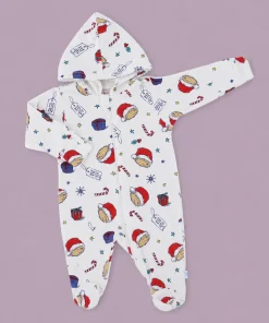 Hooded Sleeping Suit - Christmas - SS1