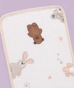 Alternative view of Crinkled Muslin Cream and White Burp Cloth combos(Pack of 6) - BP1