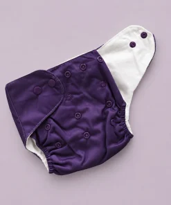 Reusable Baby Cloth Diaper - Pink , Red , Dark Purple - CDP1 - Image 5