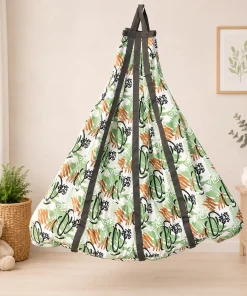 Premium Cotton Blend 3 Piece Cradle Set(0-18m)  - Green Print - CC1