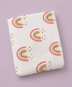 Baby Premium Cotton Hooded Cradle Cloth - Rainbow - CC1