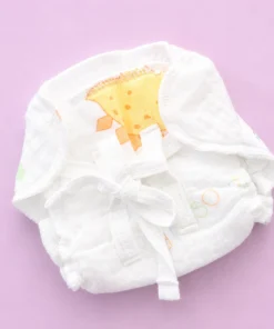 Multi Layer Organic Muslin Crepe Nappy(Single Piece) - Dino - NP01