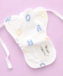 Alternative view of Multi Layer Organic Muslin Crepe Nappy(Pack of 3) - Alphabets, Rabbit and Stella Lon - NP01