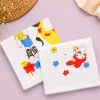 Cotton Baby Bath Towel(Pack of 2) - Giraffe and Girl - BT1