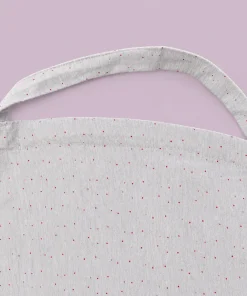 Alternative view of Nursing Gown (90x65cm) - Gray and Red Dot - NG1