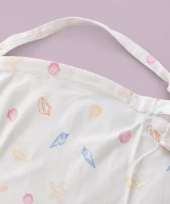 Alternative view of Nursing Gown (90x65cm) - Seashell and Star Fish - NG1