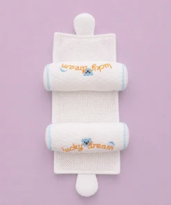 Premium Baby Head Shaping Pillow and Bolster Set - Lucky Dream (Blue) -  PL1