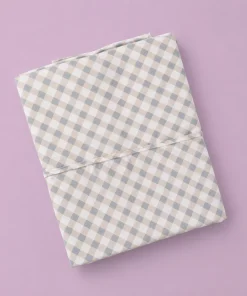 Cotton Cradle Cloth(220x110cm) - Cream and Grey Triangle - CC1