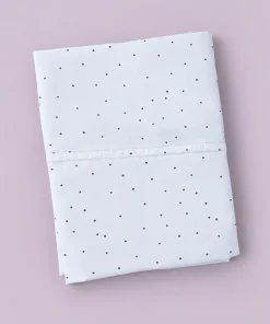 Cotton Cradle Cloth(220x110cm) - Light Grey with Dot - CC1