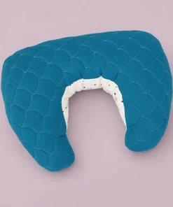 Premium Mother Feeding Pillow - Teel Green and Star - MFPL