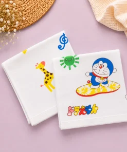 Cotton Baby Bath Towel(Pack of 2) - Doraemon and Toy Box - BT1