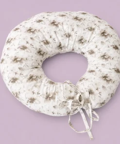 Mother Feeding Pillow - Light Brown Flower - MFPL