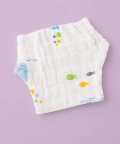 Muslin Crinkled Nappy (Pack of 10) -  NP01 - Image 3