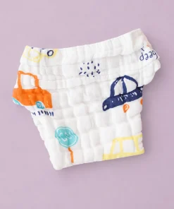 Alternative view of Muslin Crinkled Nappy (Pack of 10) -  NP01