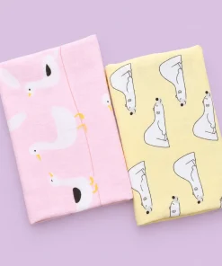 Bamboo Cotton Swaddle - Combo Pack of 2 - Duck + Bear - SW1