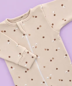 Sleeping Suit - Beige with Fruit - SS1 - Image 2