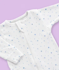 Sleeping Suit - Off White with Blue Star - SS1 - Image 2