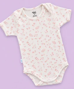 Romper/Onesie - Combo Pack of 3 - Pink Floral, Dark Pink Floral and Pink Print - AZBS - Image 4
