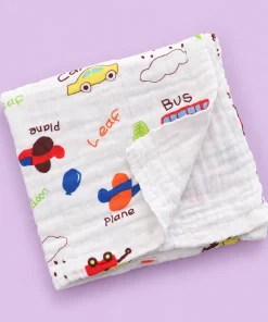 Alternative view of Baby Muslin Cotton Bath Towel Pack Of 2 (50x100cm) - BT1
