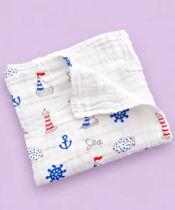 Alternative view of Baby Muslin Cotton Bath Towel Pack Of 4 (50x100cm) - BT1