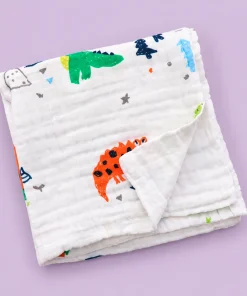 Alternative view of Baby Muslin Cotton Bath Towel Pack Of 3 (50x100cm) - BT1