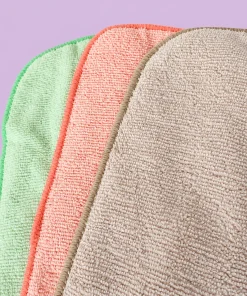 Alternative view of Cotton Diaper Pad(13x32cm) - Combo Pack 3 - Green + Brown + Pink - CDP1