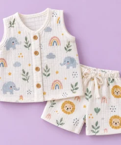 Jhabla shorts set