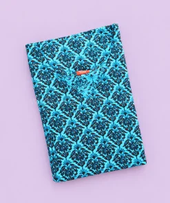 Maternity Feeding A-line Kurthy - Blue with Thick Floral Print - MFK - Image 2
