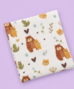 Baby Muslin Cotton Bath Towel Pack Of 2 (50x100cm) - BT1 - Image 3