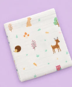 Baby Muslin Cotton Bath Towel Pack Of 3 (50x100cm) - BT1 - Image 4