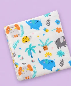 Baby Muslin Cotton Bath Towel Pack Of 3 (50x100cm) - BT1 - Image 3
