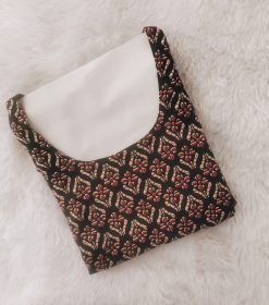Alternative view of Maternity/ Feeding dress - PPMFK - Black  with Floral