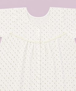 Alternative view of Maternity Feeding Nighty - Light Green Small print - MFN
